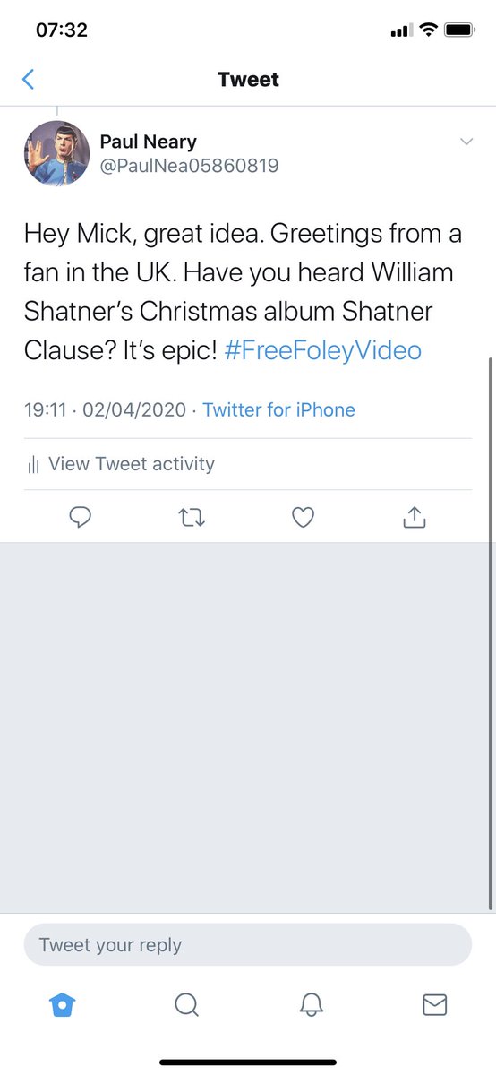 PaulNea05860819's tweet image. Hey @RealMickFoley here’s my original tweet #FreeFoleyVideo