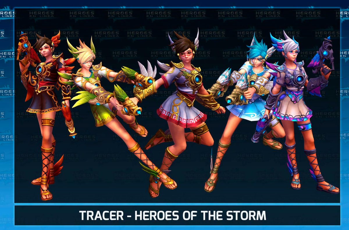 Tracer's hero and gun skins - All events included