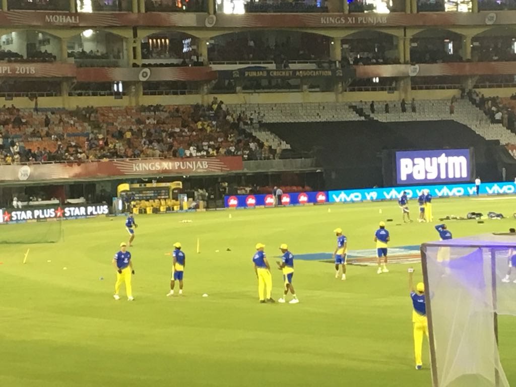 thethalaeffect's tweet photo. Was a great experience at Mohali 2 years back . And it was my first time when I saw a match at the stadium. The glorious 79* runs knock by Thala &amp; last ball six 😍. Unfortunately we lost it 💔. 

#CSKvsKXIP #ThrowbackPicture 
@msdhoni @ChennaiIPL @CSKFansOfficial @MSDsuperfan https://t.co/dELlMMTTgC