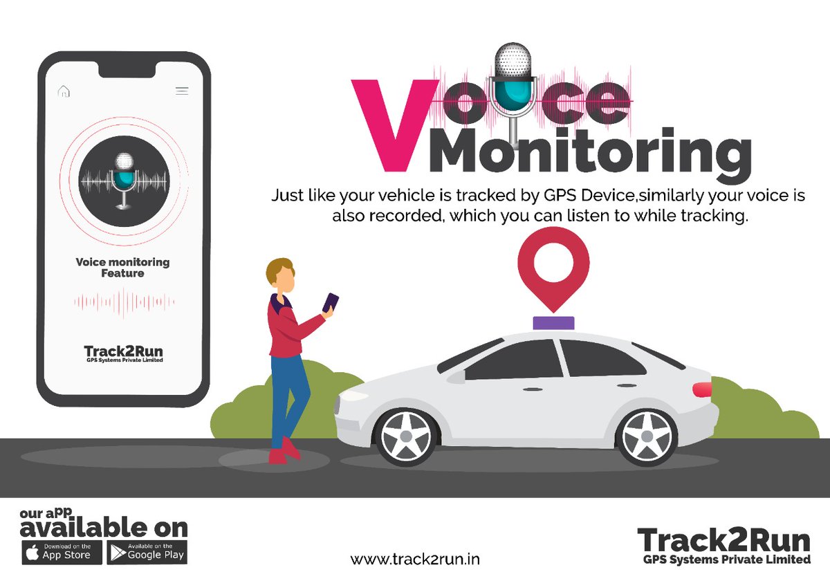 Track2RunGPS's tweet photo. Just like your vehicle is tracked by GPS Device,similarly your voice is also recorded, which you can listen to while tracking
@rahuldhingra776 
#gps #tracker #tracking #voicemonitoring https://t.co/7iyNo44UwE