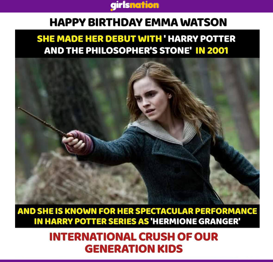 Happy Birthday, Emma Watson! 