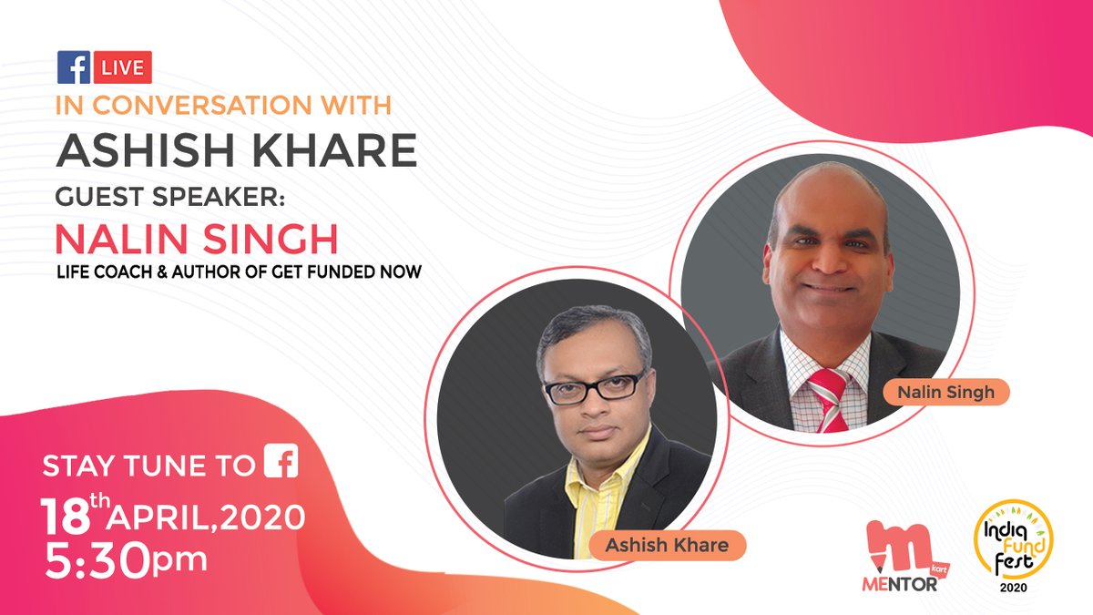 iffnortheast's tweet photo. Ashish Khare from Mentor Kart will go Live with Nalin Singh, Life Coach &amp; Author of Best Selling book 'Get Funded Now, Find Out How'. 
He is the Co-Founder of Natio Cultus Consulting, which operates one of the most successful funding events.
https://t.co/kiO7yReOB3 https://t.co/2PDtrHd6l6