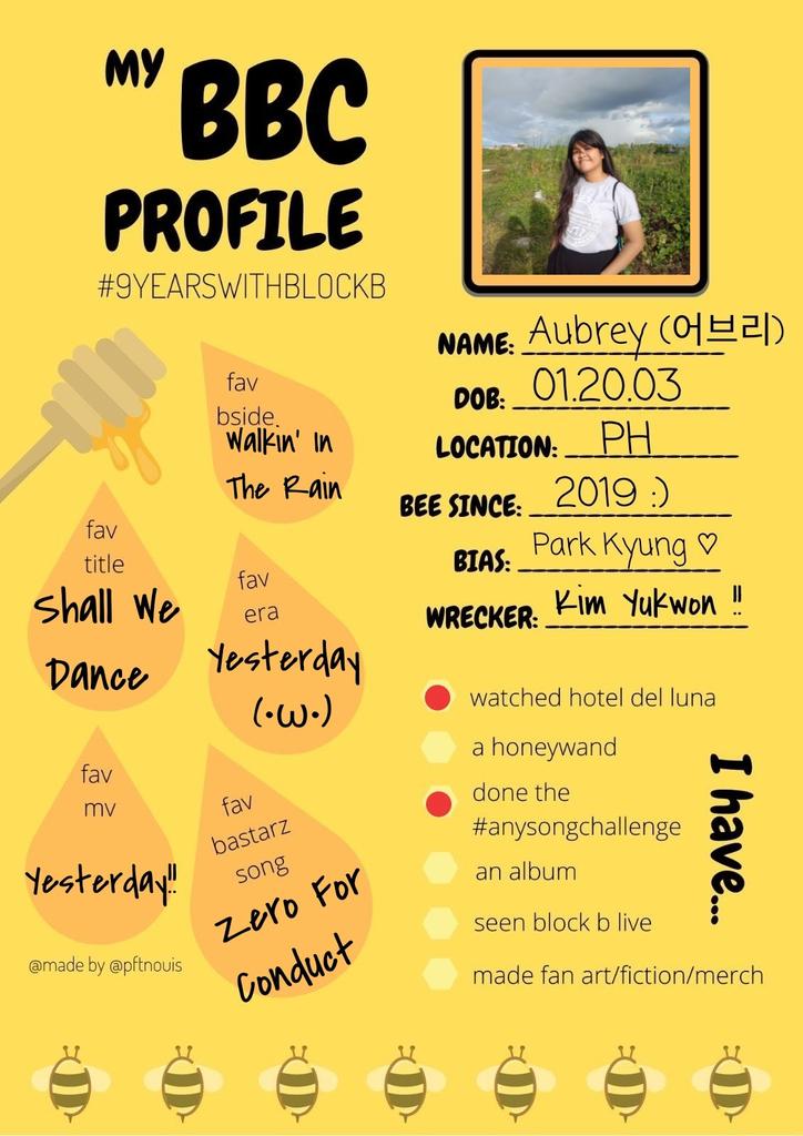 bloomingkyung's tweet photo. my BBC profile 🐝💛
(tagged by @hyeonjungstrash)

imma tall '03 liner jk 

tagging @Zicova1409 @buzzbuzzyee @avocadoatlawww @itaeilie https://t.co/GoGl9i2Pms
