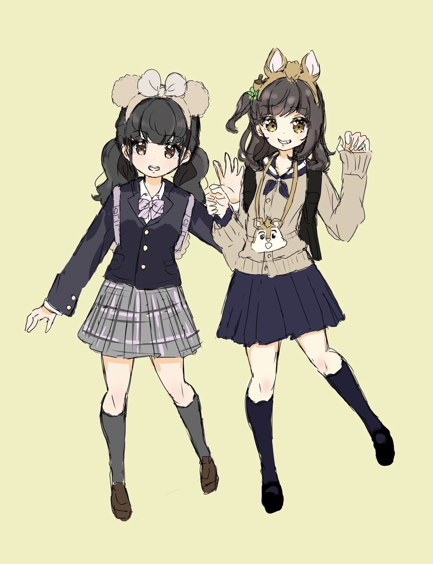 Murasaki Moti イラスト描いてます Twitterissa こんにちは 制服ディズニーコーデを 描いてみました ディズニー 制服 シェリーメイ デール T Co 3vkmhoeouv Twitter