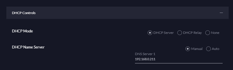 With  @The_Pi_Hole now working again, I can jump back into the  @ubnt config and set DNS to use the Pi's IP for name resolution