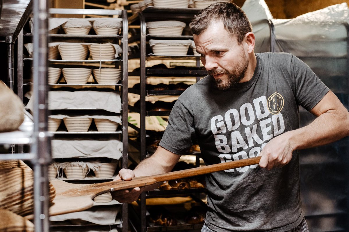 Dear brilliant customers, our bread is long-fermented and hand-shaped, which is why we need three full days to get it ready for you. Rest assured that our ‘dough to door’ drivers are on the case, getting hundreds of deliveries out each day. (1/2)