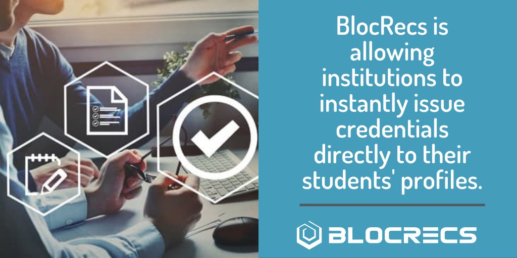 BlocRecs's tweet photo. This is how BlocRecs is helping students.
#blockchain #education https://t.co/0JenDib22F