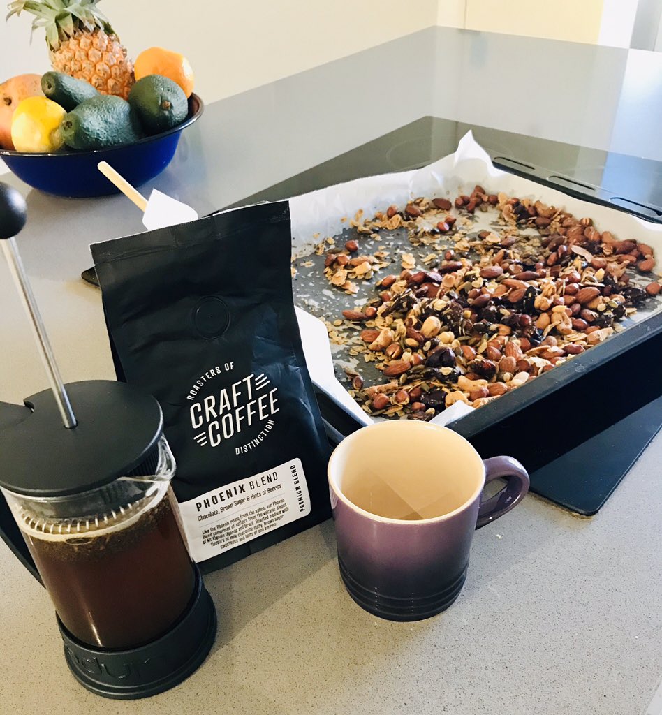 Morning plunger coffee Phoenix Blend from <a href="/craftcoffeesa/">Craft Coffee</a>