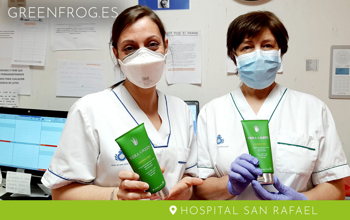greenfrogaloe's tweet photo. 🐸🤲🏻🩺En #greenfrogaloe hemos donado 1.823 cremas para proteger y cuidar las manos de nuestros #sanitarios con nuestra #dermobio con #aloevera #estevirusloparamosunidos GRACIAS por tanto! https://t.co/eZXfkO0khk