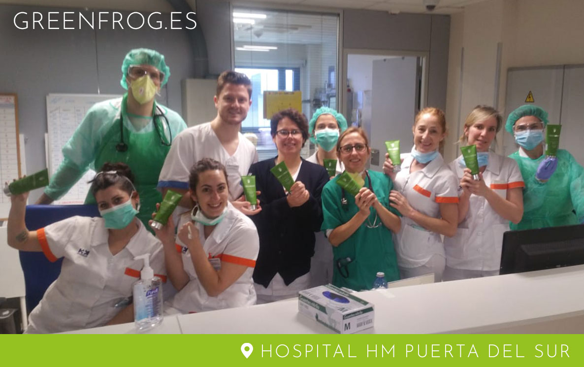 greenfrogaloe's tweet photo. 🐸🤲🏻🩺En #greenfrogaloe hemos donado 1.823 cremas para proteger y cuidar las manos de nuestros #sanitarios con nuestra #dermobio con #aloevera #estevirusloparamosunidos GRACIAS por tanto! https://t.co/eZXfkO0khk