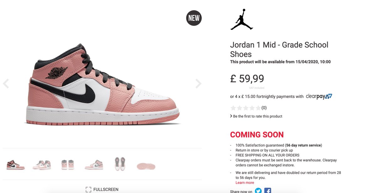 Jordan 1 Mid Pink Quartz Launching 