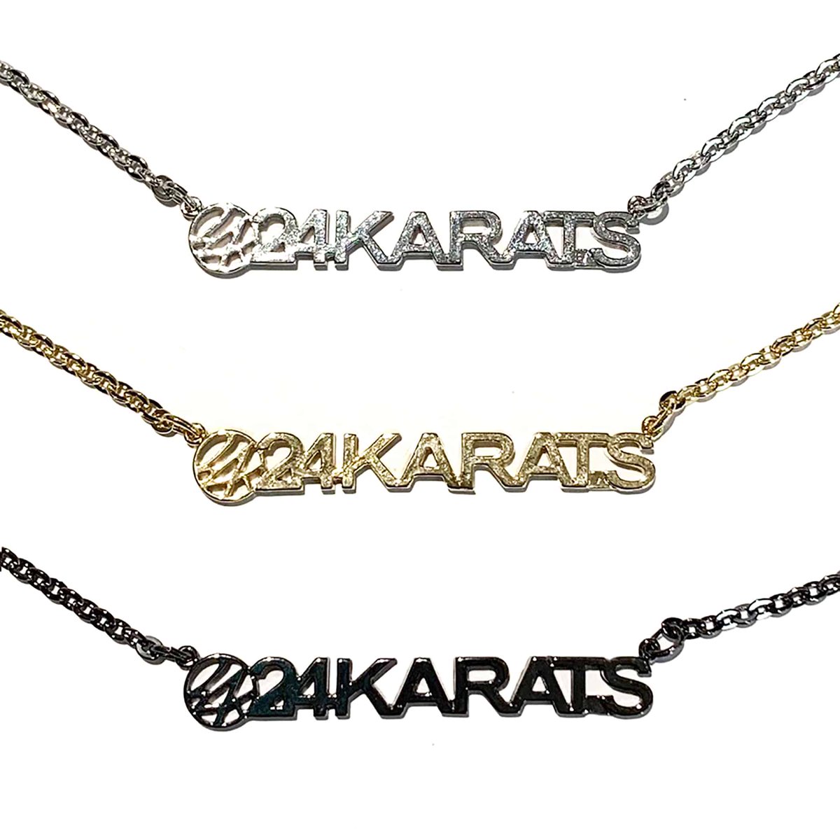 24karats Pa Twitter Standard Logo Accessory Series 小ぶりなロゴが上品な印象のネックレスとロゴ リング ロゴをアレンジしたデザインのピアスが好評発売中 是非 24karats Tokyo オンラインにてご覧くださいませ 店頭からの通信販売も承っております