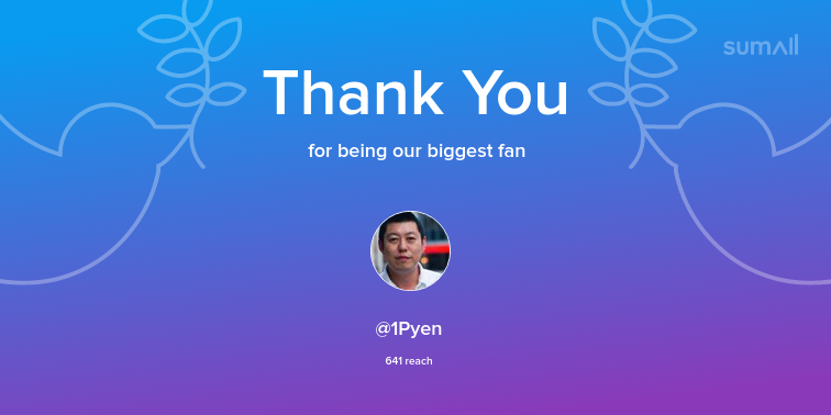 Our biggest fans this week: 1Pyen. Thank you! via sumall.com/thankyou?utm_s…