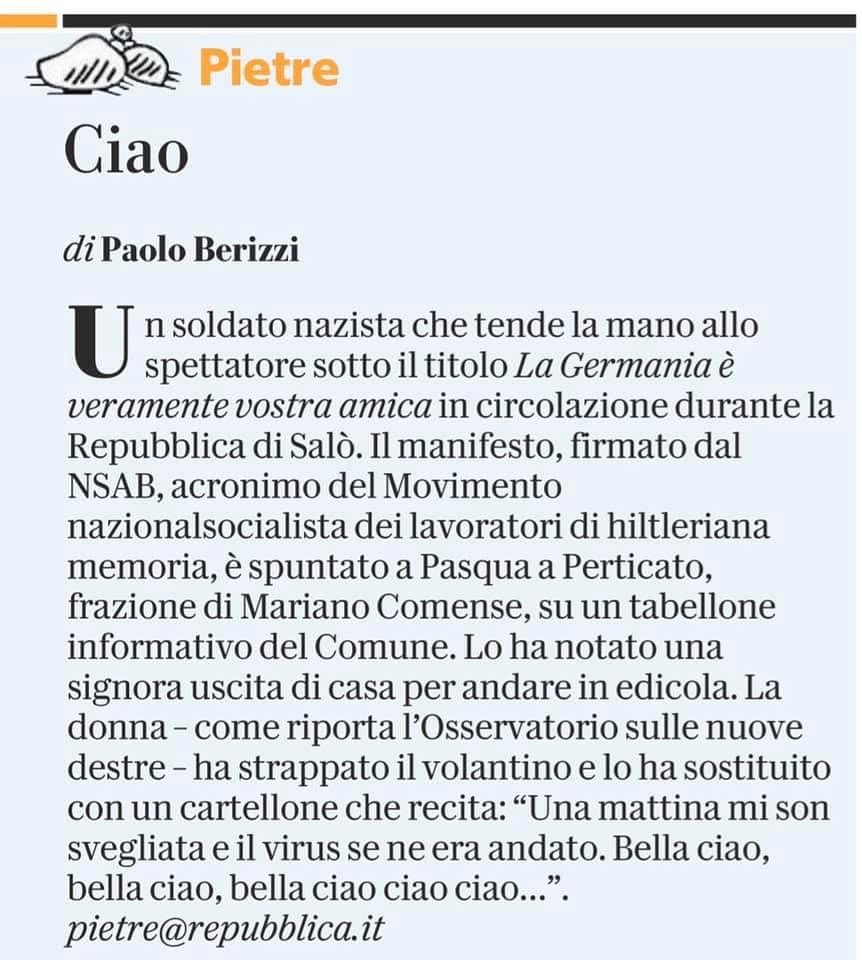 ODNDItalia's tweet photo. Un pezzo di @PBerizzi su @repubblica in merito ai fatti di Mariano Comense (CO). https://t.co/Iyww4WwvaT