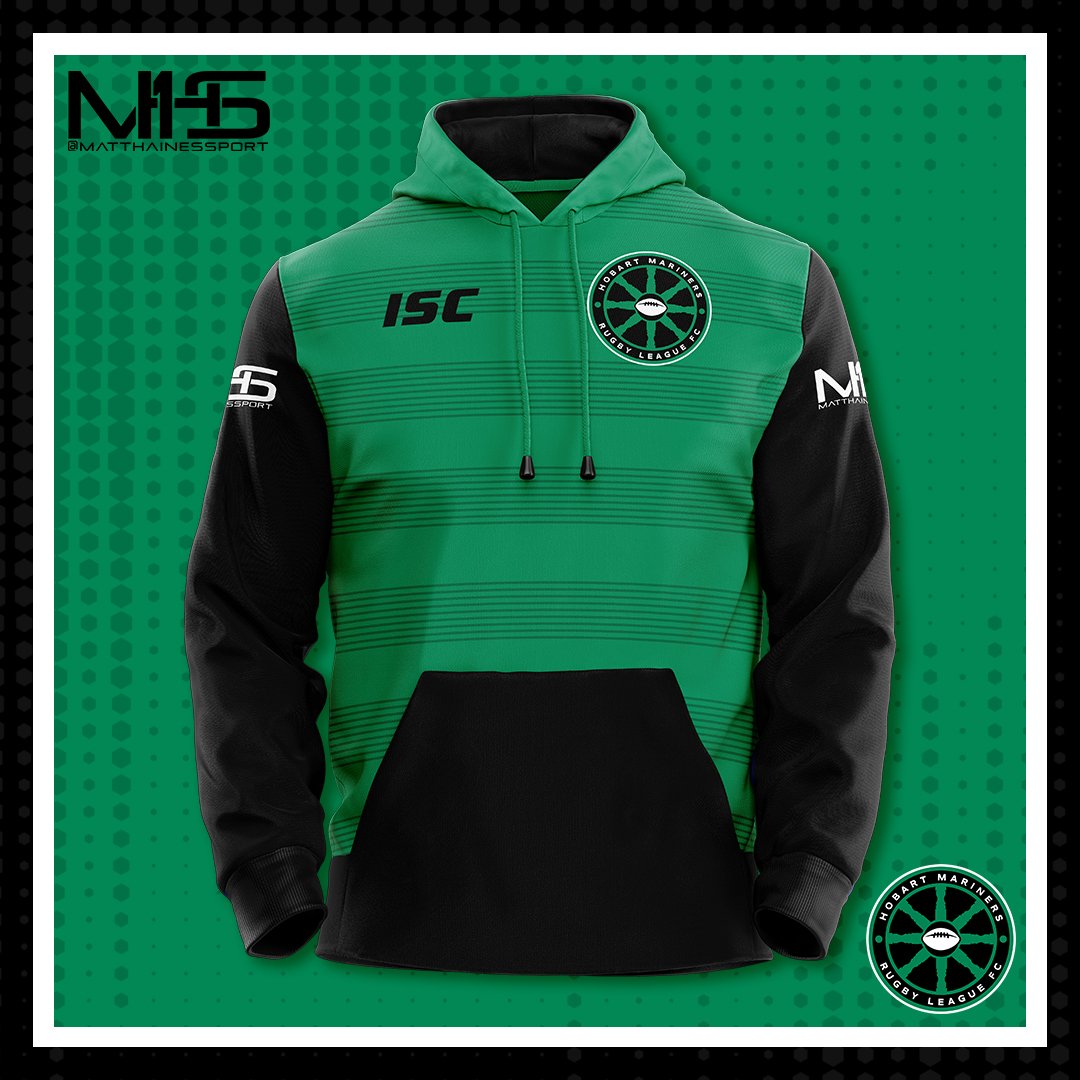 I felt it was important to move away from the original yellow and blue colours to avoid an obvious clash with the Central Coast Mariners, so I decided to go with the Tasmania Rugby League colours of Green and Black!
