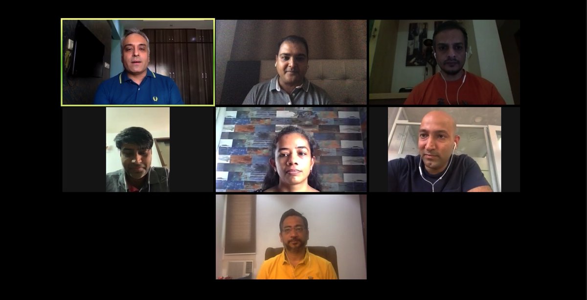 Finished our 2nd Mentoring session for this week with ah!mazing response of more than 85 attendees. We express our sincere gratitude to our Panelists - Shivi Singh, Deep Bajaj, Sameer Arora, Namrata Dedhia, Abhijeet Kumar, Amit D Kumar and Navin Tekwani for