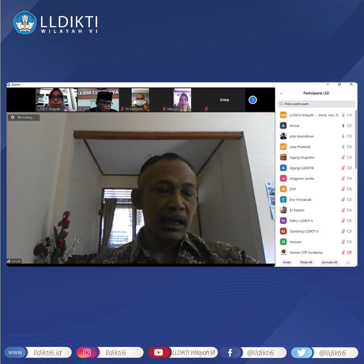 lldikti6's tweet photo. Halo #rekanlldikti6 hari ini (15/4), Prof. DYP Sugiharto melakukan pembinaan prodi baru kepada 2 PTS, yakni @UTPSurakarta dan Politeknik Yakpermas
Selengkapnya dapat dibaca di https://t.co/H0fANMno5u
#lldikti6
#lldikti6jateng
#pendidikantinggi
#ptsjatengjuara
#utpsolo
#yakpermas https://t.co/qN9ihjPf6A