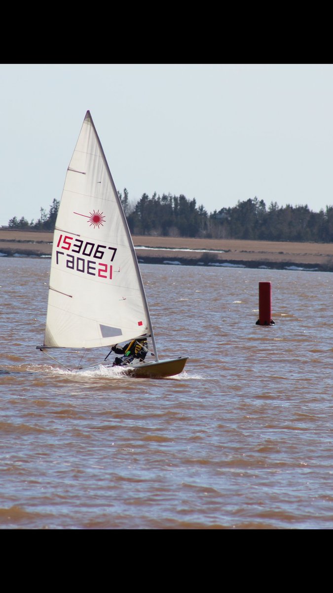 brucebullydog's tweet photo. I dunno if sailing is legal right now but here's a couple pics from yesterday #pei #sailing #laser https://t.co/PYtrKW3rhO