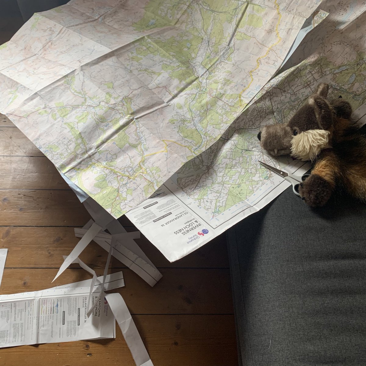 BASOC_Wolf's tweet photo. The #MapWall situation has escalated... some would say it is a cardinal sin... Jane would say the end justifies the means... https://t.co/qDzSLJmbKQ