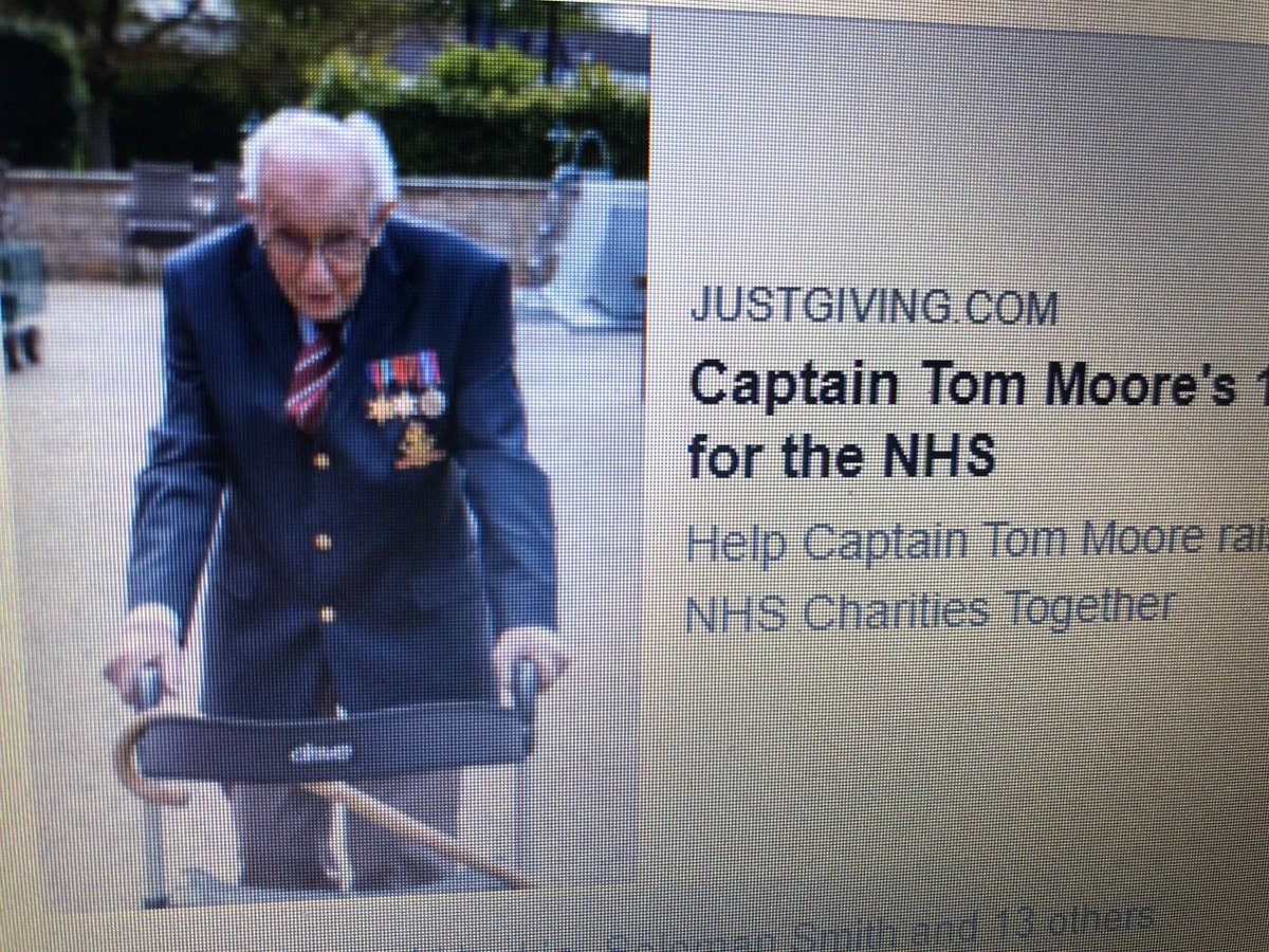 Voluptuia's tweet photo. the brilliant @captaintommoore touching the nation with positivity and love. #bemorecaptaintom https://t.co/5BPQT9mnEq