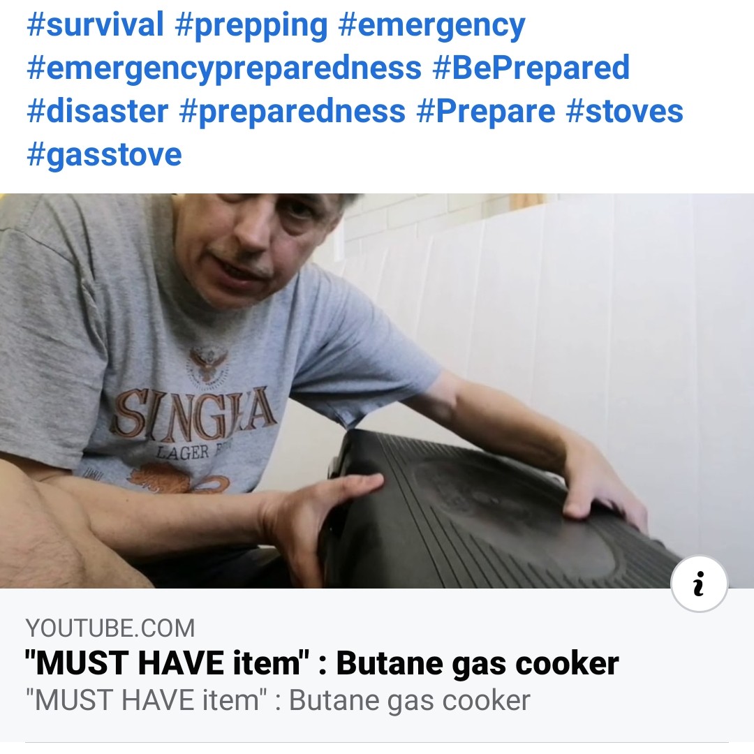TACSThailand's tweet photo. A small, light, butane gas #stove is a "must have" in your #prepping/#survival arsenal
https://t.co/qGvxUd4we7 
#TACSThailand #TACScamping #TACSsurvival #SteveKThailand #camping #bushcraft #emergency #emergencypreparedness #BePrepared #disaster #preparedness #Prepare #gasstove https://t.co/XUb9SA0lbZ