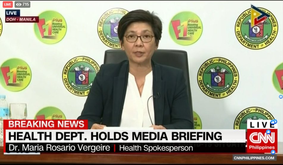 THREAD: The Health Department holds media briefing on COVID-19 | LIVE  http://cnn.ph/1LXc9jG 