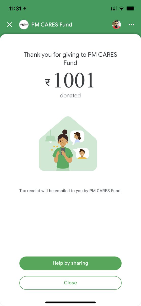 lingarajbenni's tweet photo. Dear @PMOIndia, Today I raised INR 8103 of COVID 19 fund by offering training to IT professionals and students. It is very small contribution as a Indian, hope it will help the needy. #PMCaresFunds #PMModi @narendramodi @CMofKarnataka @RSSorg #Microsoft #MicrosoftAzure #Techcerv https://t.co/3cTCawEtRk