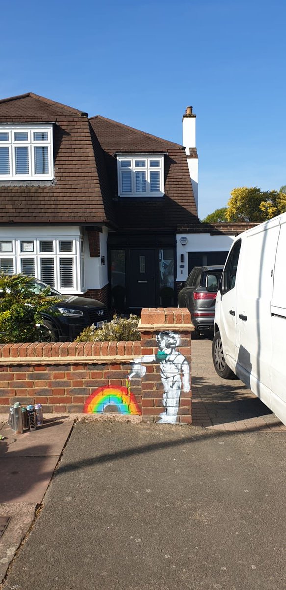 chrisshea266's tweet image. Another day. Another #rainbowboy. More money raised for @NHSuk and a lot more to go #NHSThankYou