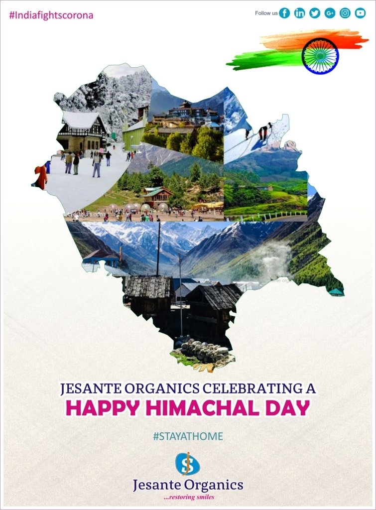 jesante0's tweet photo. Jesante Organics celebrating #himachalday
हिमाचल दिवस पर समस्त प्रदेशवासियों को हार्दिक बधाई व शुभकामनाएं।
During this period of #CORONA #STAYATHOME #BESAFE #WEARMASK #KEEPDISTANCE #HELPELDER #INDIAFIGHTCORONA #JESANTEORGANICS #PALAMPUR #HIMACHAL #KANGRA #SWEETLORRI #NATURAL https://t.co/tXSDaFwrgA