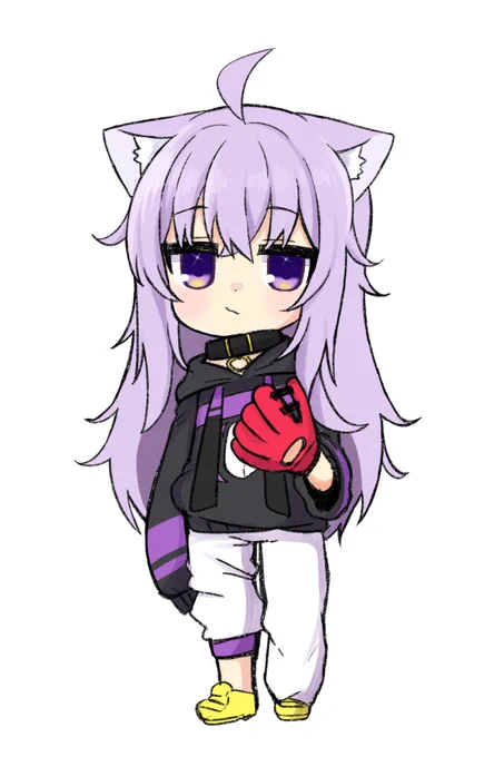 掌おじさんとキャッチボールしてる頃のおかゆん #絵かゆ 