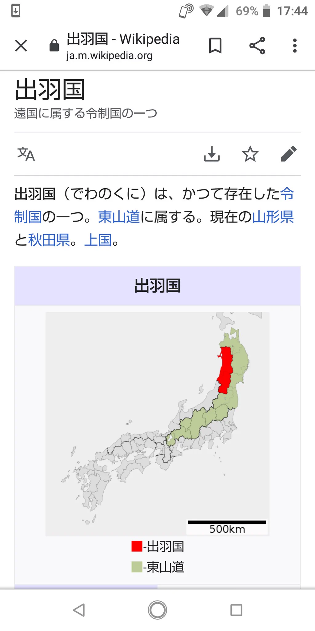 出羽 守 と は