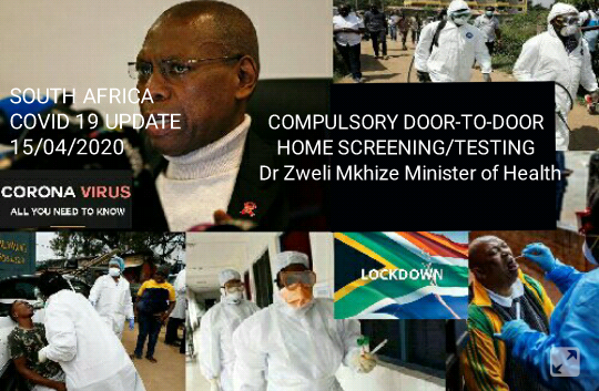 lyricsplug's tweet photo. Fellow South Africans, it seems we are about to have imposed compulsory DOOR-TO-DOOR covid 19 screening.
https://t.co/xI5vwg4Ltv
#CoronavirusInSA #CoronaVirusUpdate #DrSindi #ZweliMkhize #LockdownSA #Day19ofLockdown #Day20ofLockdown #CIPC #fakedoctor #Luyanda #zodwa #RIPVMash https://t.co/Yal1nqfFQB