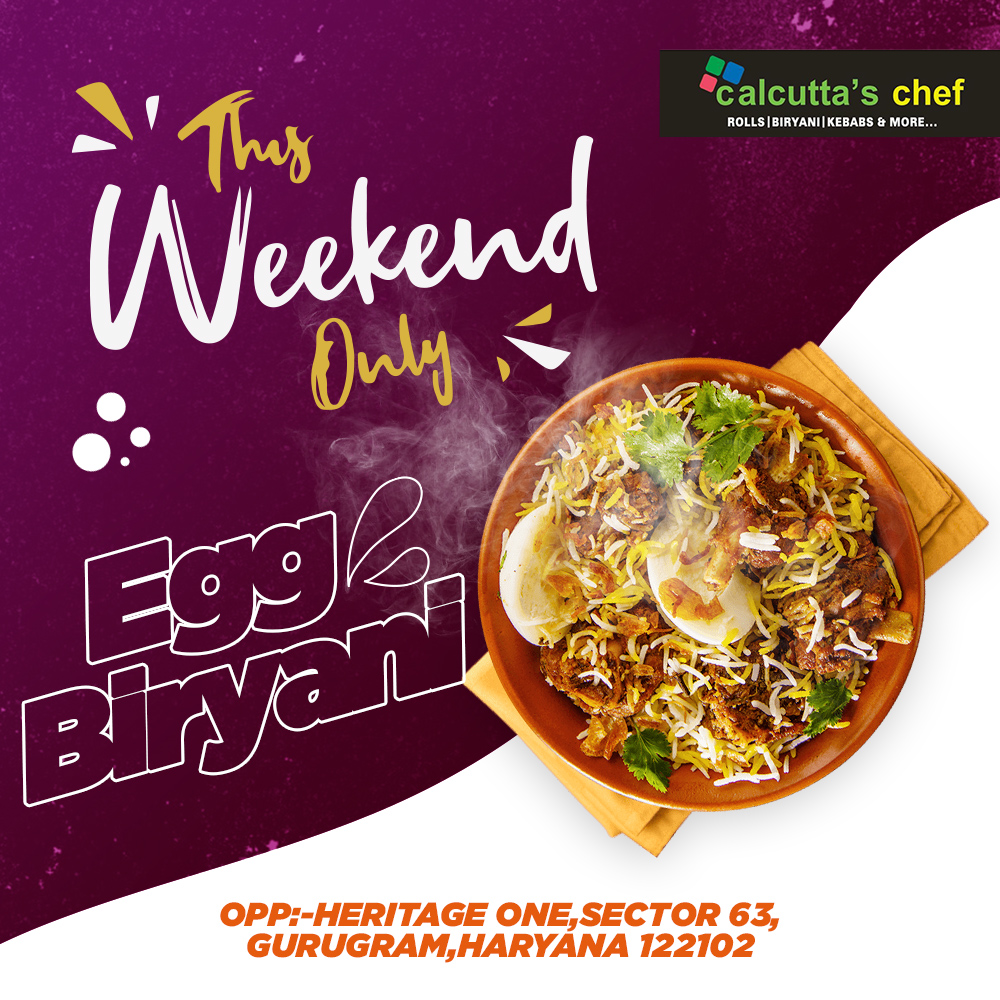 calcuttaschef's tweet photo. Can anything beat the emotion of an egg biryani?
Now open in Sector 63, Gurgaon
#calcuttaschef #chef #rolls #tasty #muttonroll #kebabs #biryani #foodies #nonveg #nonveglovers #foodtruck #foodbloggers #gurgaon #snack #snacktime https://t.co/rdKvs9pR35