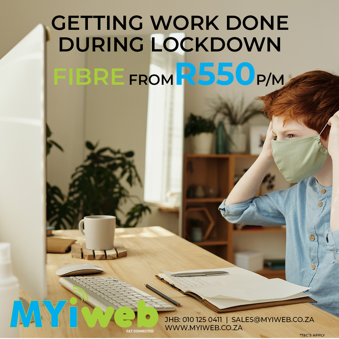 MYiweb_SA's tweet photo. #GetWorkDone
↓
↓
↓
↓
Getting work done during lockdown. Let's get you connected with Fibre from R550 p/m.

Sign up here: https://t.co/sahDdsW9xY

#GetConnected #LetsGetYouLit #Internet #Fibre #Gaming #Social #Entertainment #Netflix #Youtube https://t.co/4qw1ruvjc9