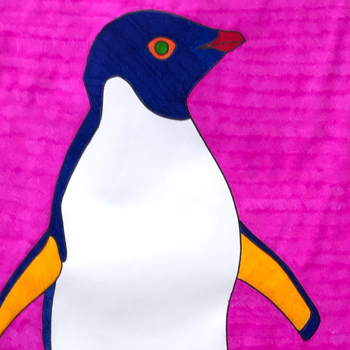 The offer has been going for only 2 weeks & fits with my belief that everyone should have access to original artwork. I’ve already had orders from Switzerland to California.Pink Penguin (2020)