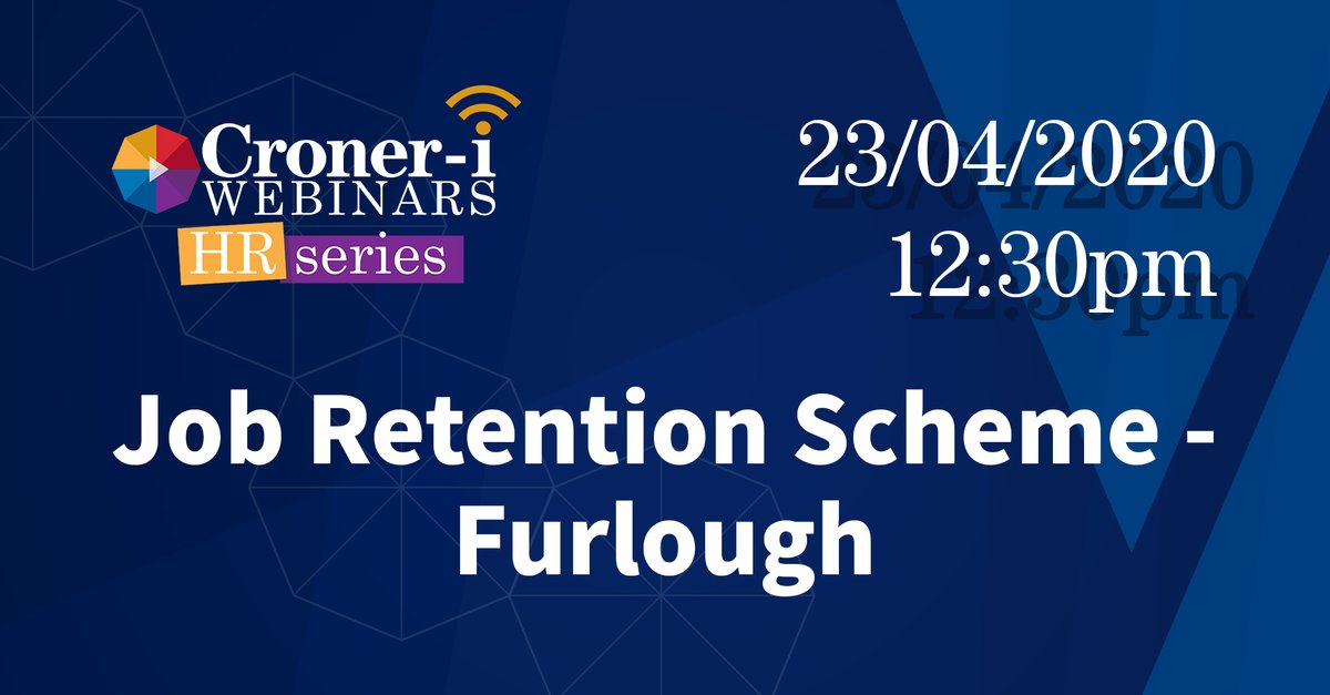 Croner_i's tweet photo. Join our Coronavirus Webinar for employers and HR professionals covering everything Job Retention Scheme and Furlough related!

Webinar: Job Retention Scheme - Furlough, 23/04/2020, 12:30pm

https://t.co/QrljxFuU4q
 
#coronavirus #furlough #webinar https://t.co/DqQHYNoWMp