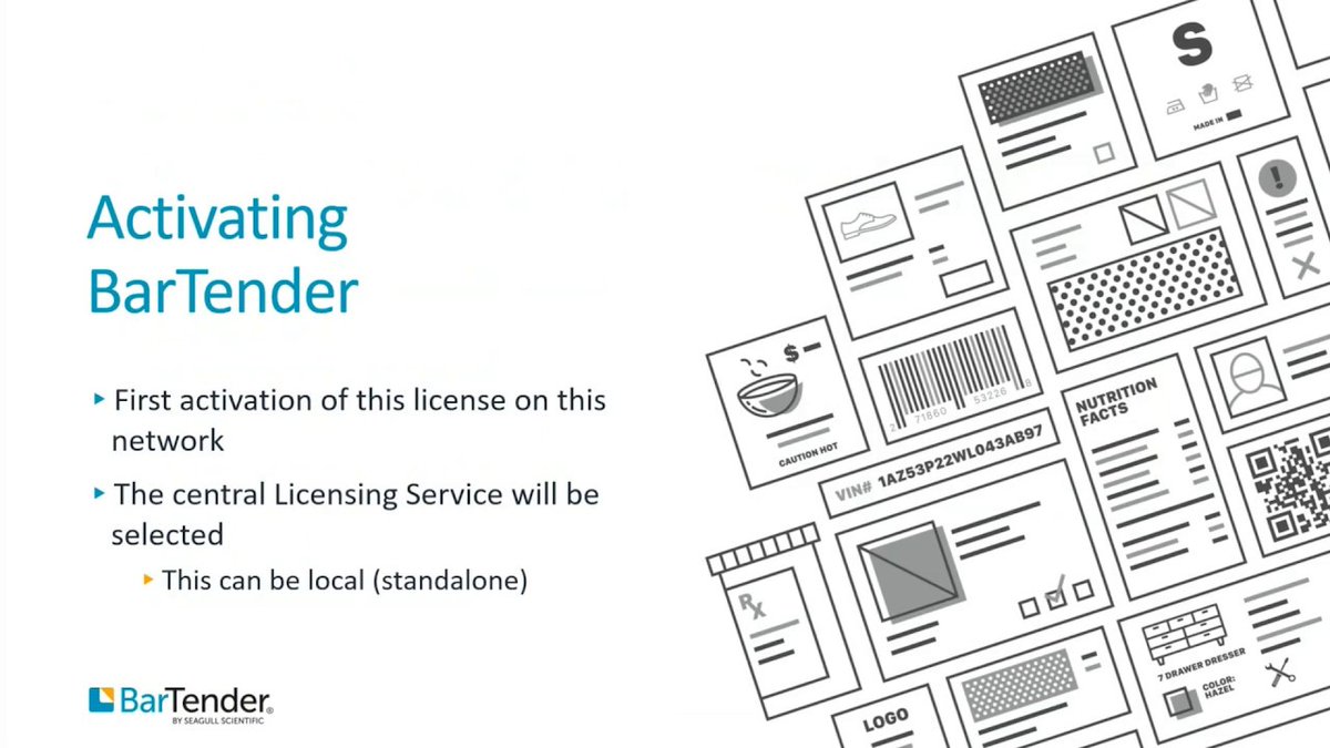 bartender software license