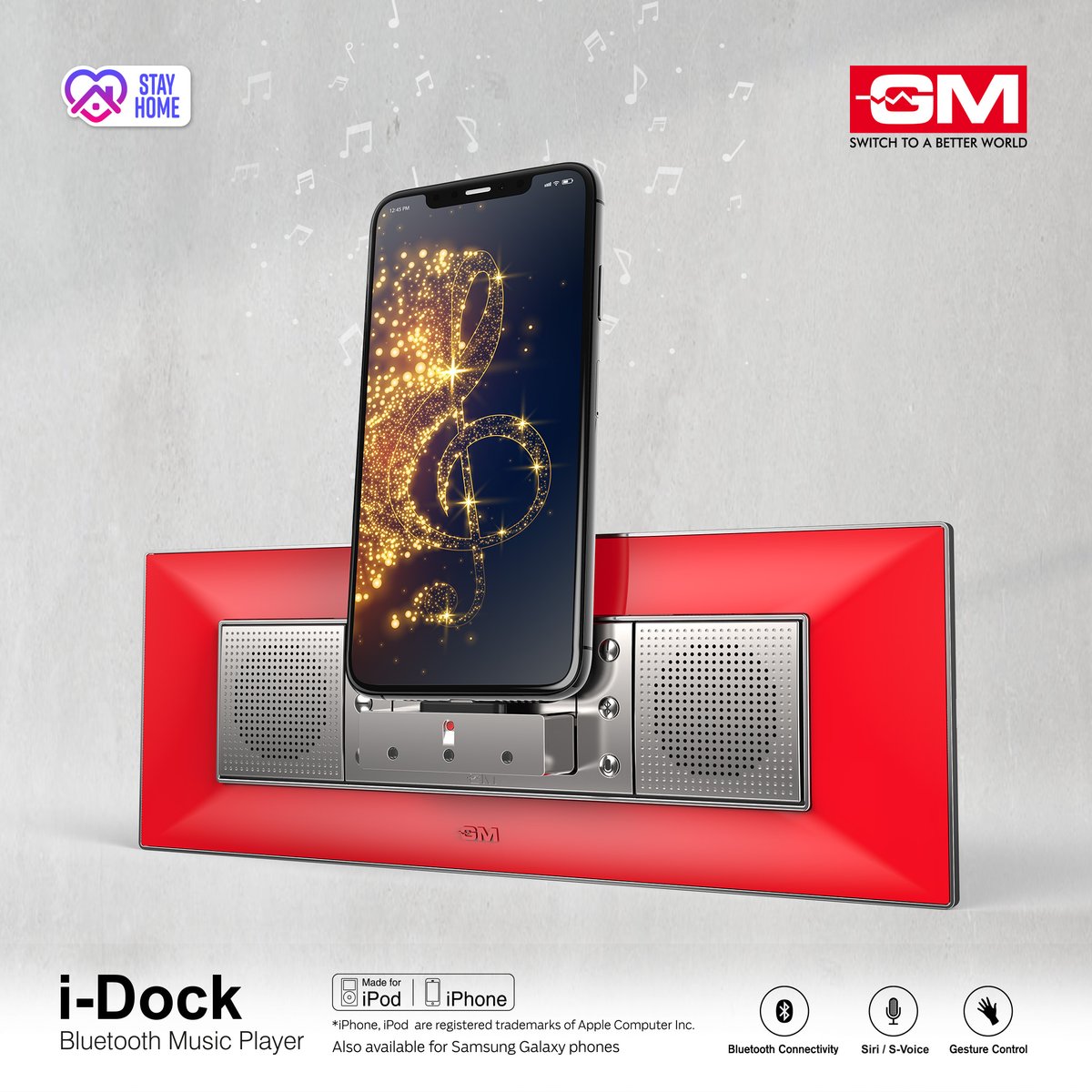 GMModular's tweet photo. "A great song should lift your heart, warm the soul and make you feel good.” Listen to good quality music with GM’s i-Dock Bluetooth music player and enjoy your stay-at-home during the lockdown.
#stayhome #staysafe #covid19 #coronavirus #stayhomestaysafe #idock #musicplayer https://t.co/UyFNHVsiTd