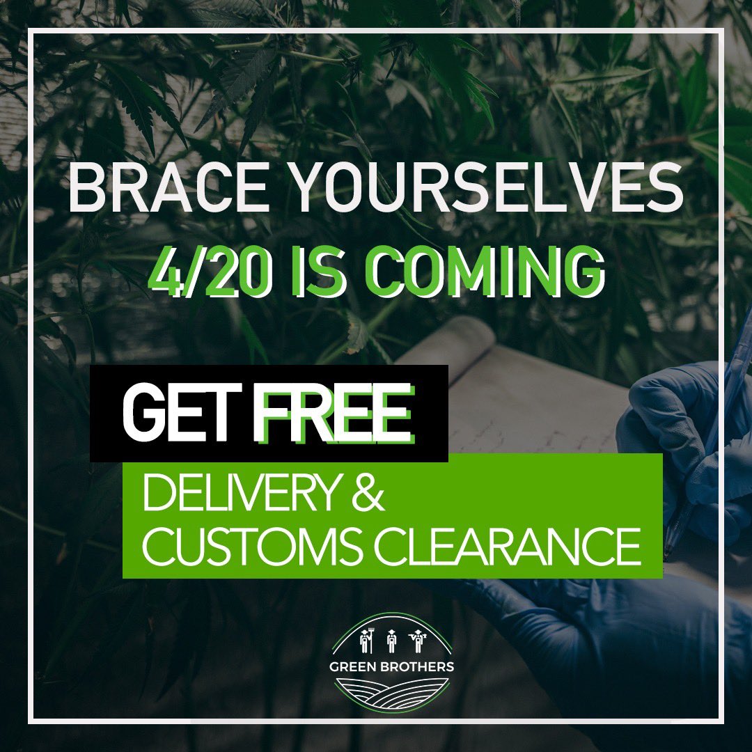 Big community event coming up!
On April 20th, like every year, #420 is celebrated around the world. Have you thought about refilling your stock?
We offer free shipping and customs clearance on all orders.

#CBD #CBDcommunity #CBDshop #CBDeurope #CBDlife