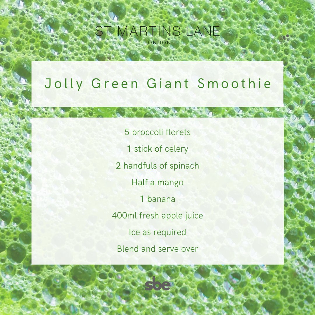 Health is wealth, so why not try making our Jolly Green Giant smoothie at home?