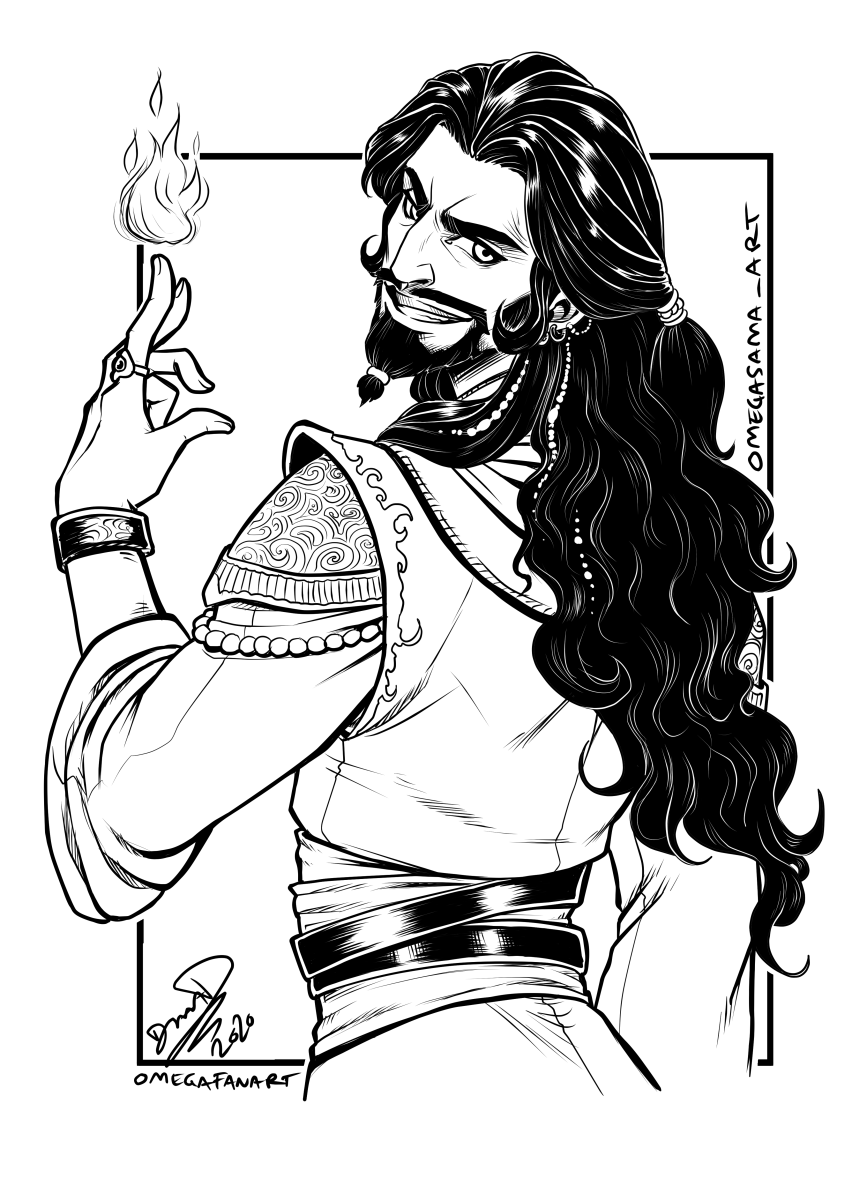 Omegasama_art's tweet photo. I'm working on my #SixFanarts thing and wanted to share some of the line work before I post the full thing.

So, here's Gilmore.

#Criticalrole #CriticalRoleArt #criticalrolefanart #gilmore https://t.co/XckY3vDy15