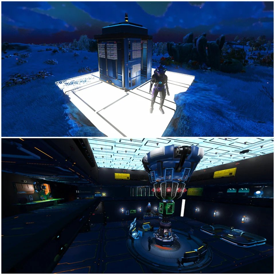 NoMansSky's tweet photo. A fully functional Tardis 🤯

(via u/dannst91) https://t.co/YRcARq8Asz