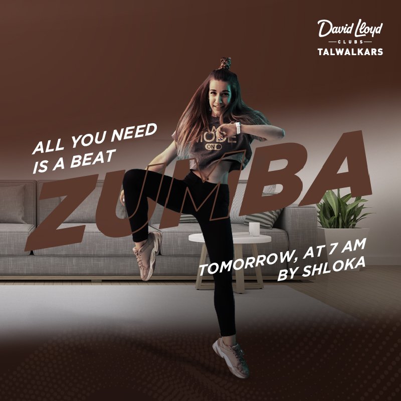 DltClubs's tweet photo. Get into a new groove with an exhilarating Zumba session with Shloka. Don't forget to tune in at 7am tomorrow. #WorkoutwithDLT #Stayhome #staysafe #stayfit #quaratinelife #zumba #zumbaworkout #zumbafitness #quarantinezumba https://t.co/O1HK1cPdxS