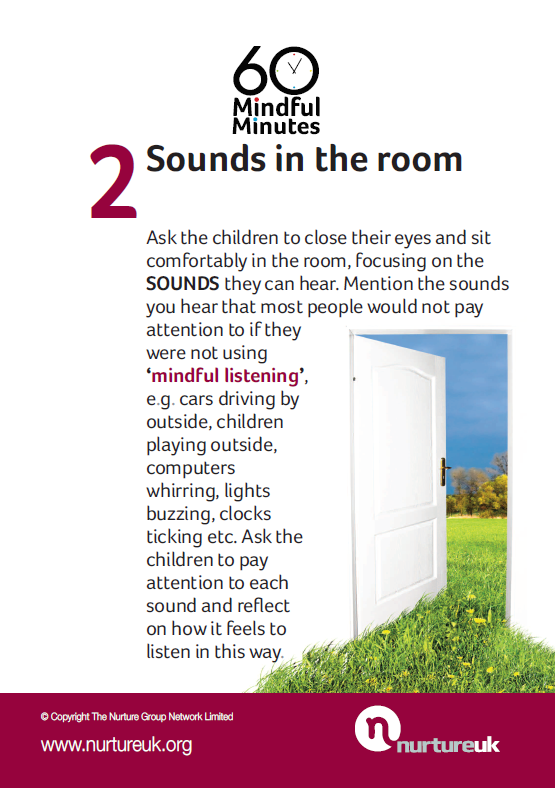 nurtureuktweets's tweet photo. We continue to share with you all some activities you can do during the lockdown. Today's pick is all about mindful listening 🤫👂 and comes out of our 60 Mindful Minutes box. https://t.co/lVzzP18UpQ