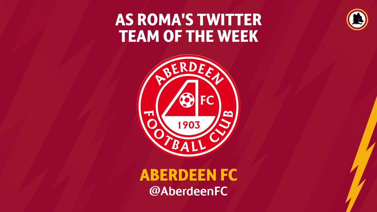 AS Roma English (@asromaen) on Twitter photo Our #ASRoma Team of the Week is <a href="/AberdeenFC/">Aberdeen FC</a> 💪
The Scottish side turned 1️⃣1️⃣7️⃣ this week 🎂
The Dons marked their birthday by sending 117 bears to young fans and NHS workers at the Aberdeen Royal Infirmary fighting #COVID19 🧸 Our #ASRoma Team of the Week is <a href="/AberdeenFC/">Aberdeen FC</a> 💪
The Scottish side turned 1️⃣1️⃣7️⃣ this week 🎂
The Dons marked their birthday by sending 117 bears to young fans and NHS workers at the Aberdeen Royal Infirmary fighting #COVID19 🧸