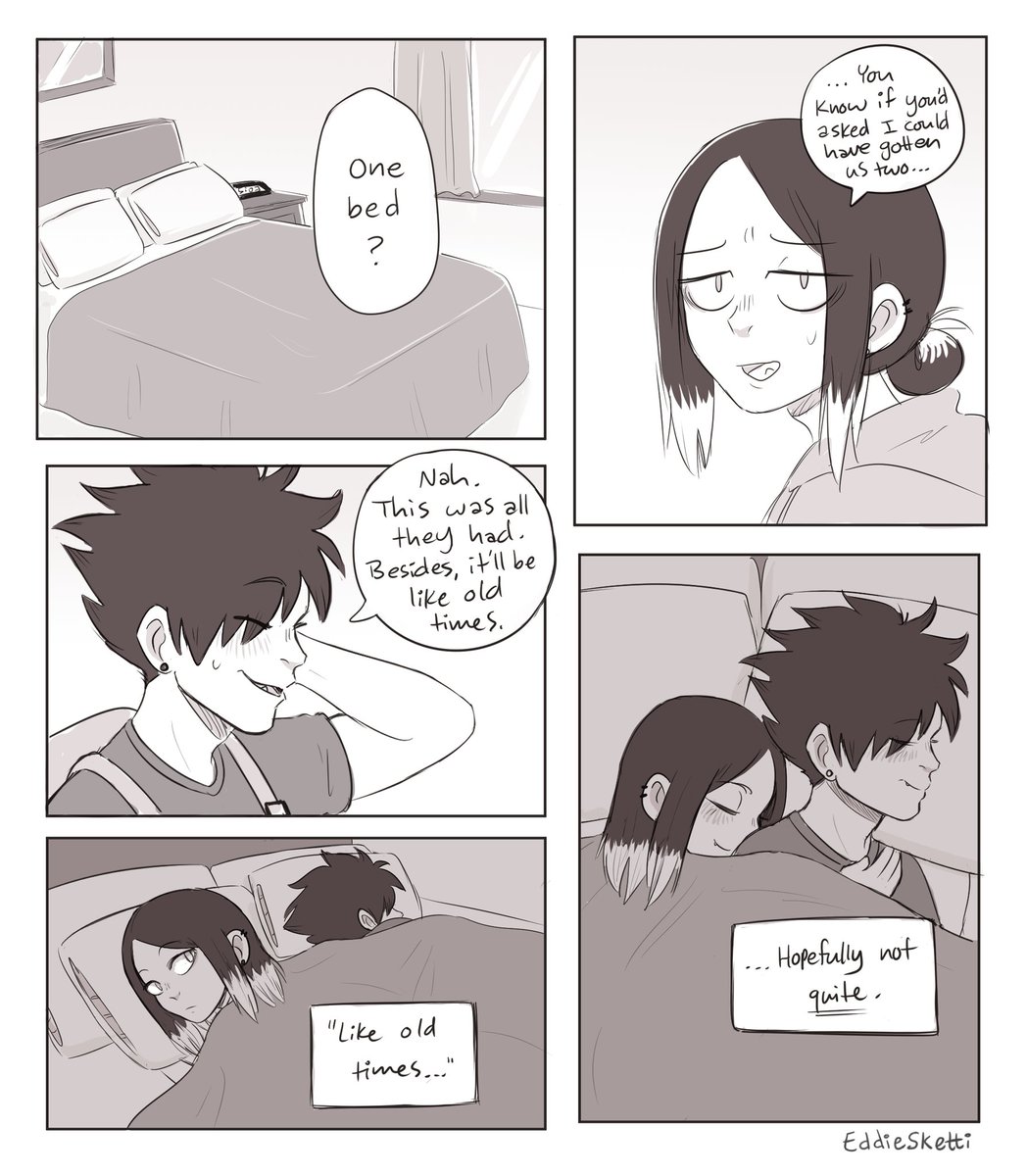 Only one bed
#kurokenweek2020 #kuroken 