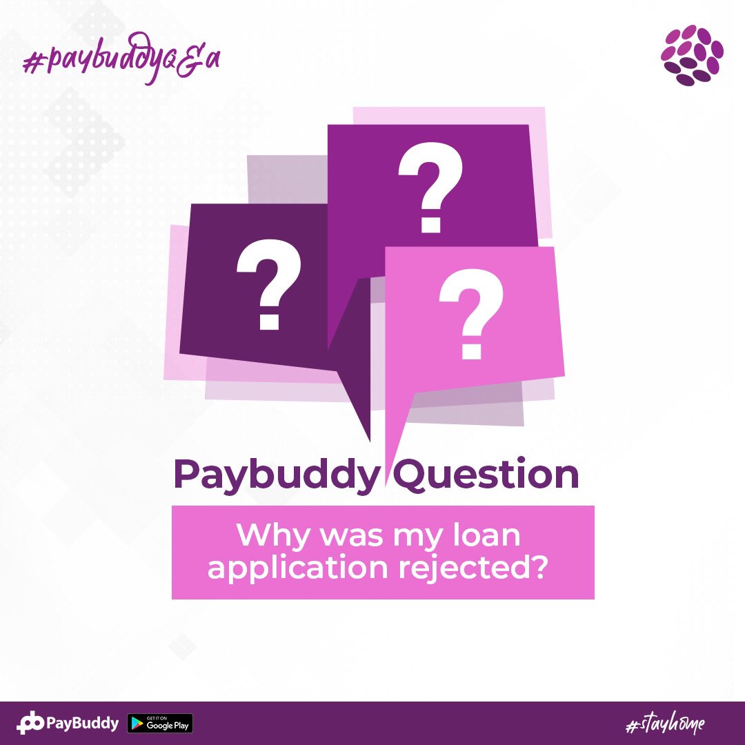 1. Increase your Paybuddy app usage i.e buy Airtime, buy Data, pay Cable Tv, Pay Electricity bill and more.
2. Late repayments
3. Bad debts on other platforms
4. Register with your own valid bank account/card
5. Insufficient credit history