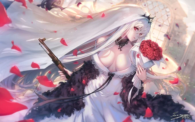 Kar98k(ドールズフロントライン) #少女前線 #ドールズフロントライン #ドルフロ #少女前线 #Girls'Frontline #Kar98k(ドールズフロントライン) #Kar98k(少女前線) #Kar98K #花嫁 https://t.co/Fpty3ITjfL 