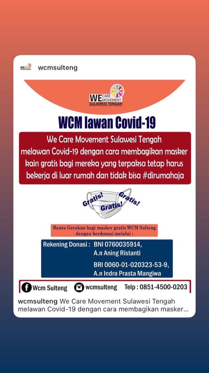 Ayo baku bantu-bantu #LawanCoronaBersama