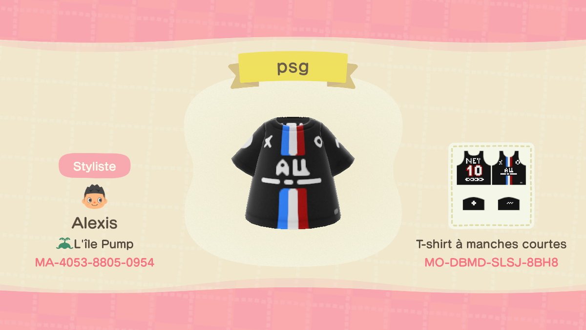 DrXCham's tweet photo. maillots du psg, fc nantes et barca (la chômagerie)

#AnimalCrossing #ACNH #NintendoSwitch #AnimalCrossingDesign #ACNHDesign https://t.co/h0mszgBaGF